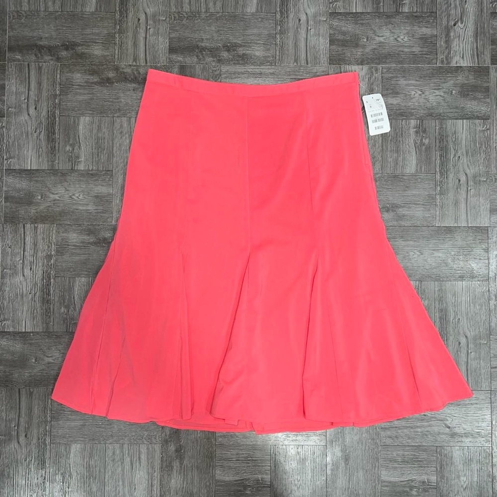 NEW H&M Coral Midi Skirt Size 8